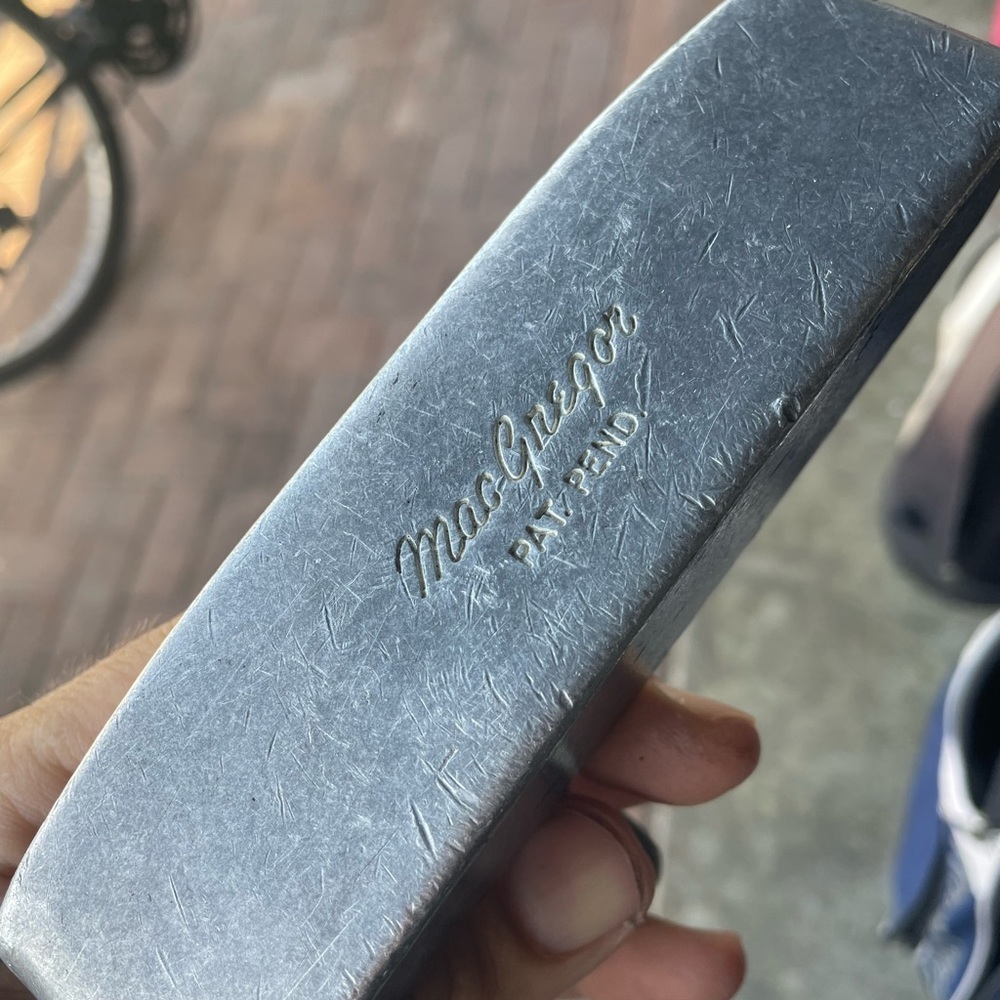 MacGregor vintage Golden Bear GBP3 putter in right handed .